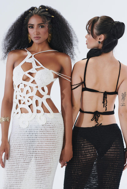Handmade Snake Crochet dress
