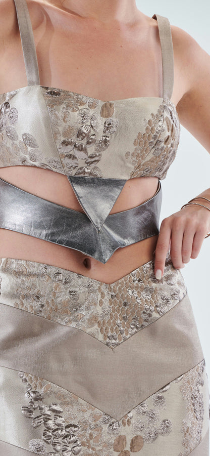The Silver Shimmery Cachemir Set